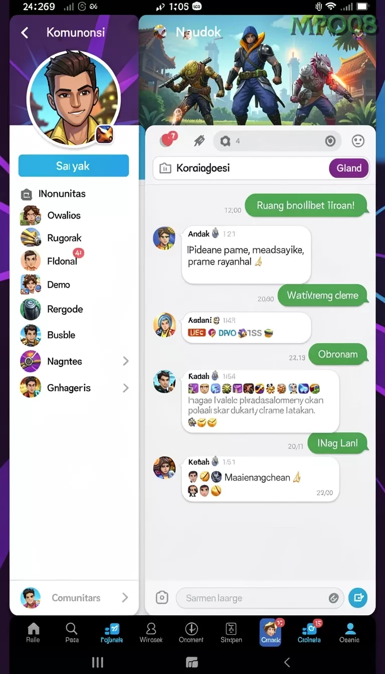 Cuplikan layar ZARA4D — aktivitas